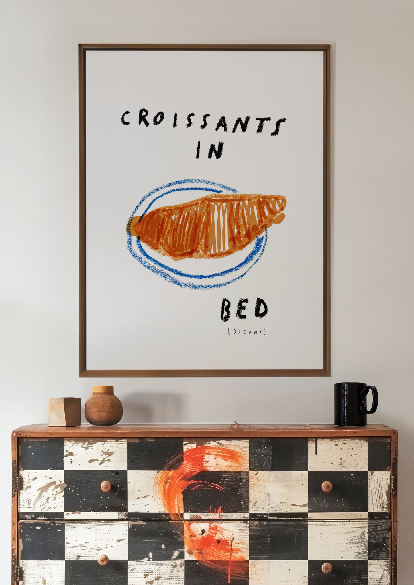croissants in bed