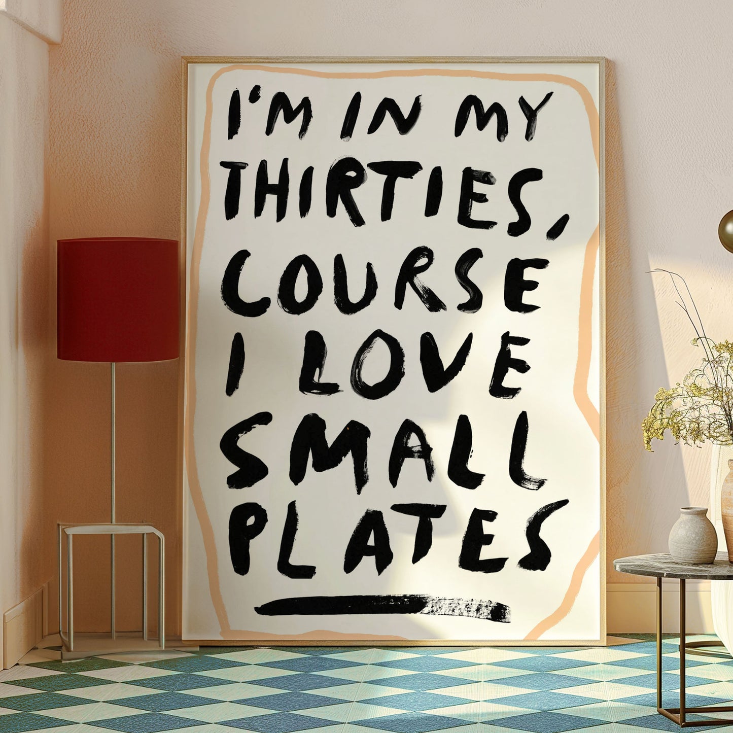 I'm in my thirties, course I love small plates