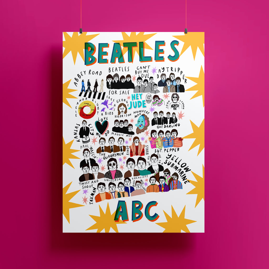 Beatles ABC Print