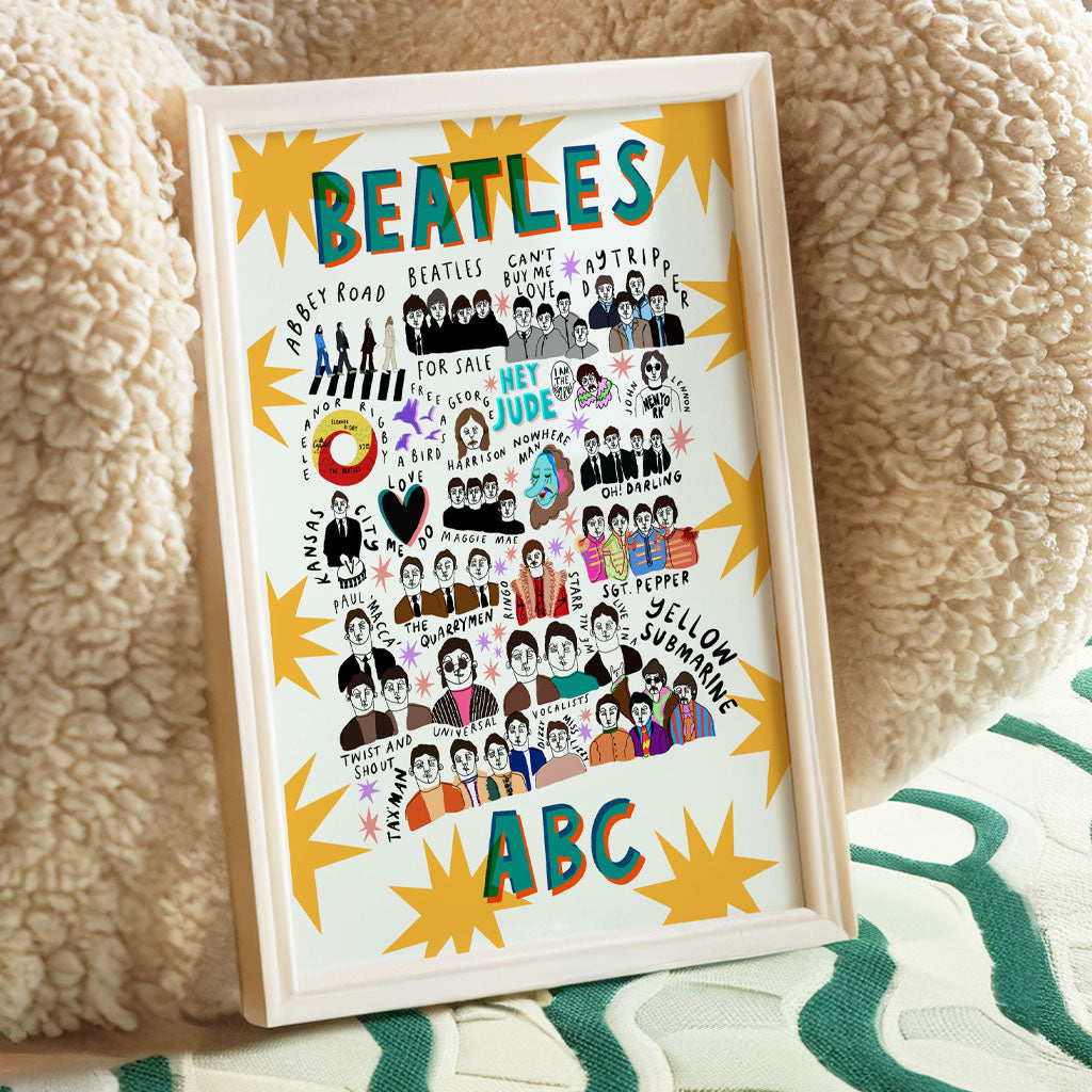 Beatles ABC Print