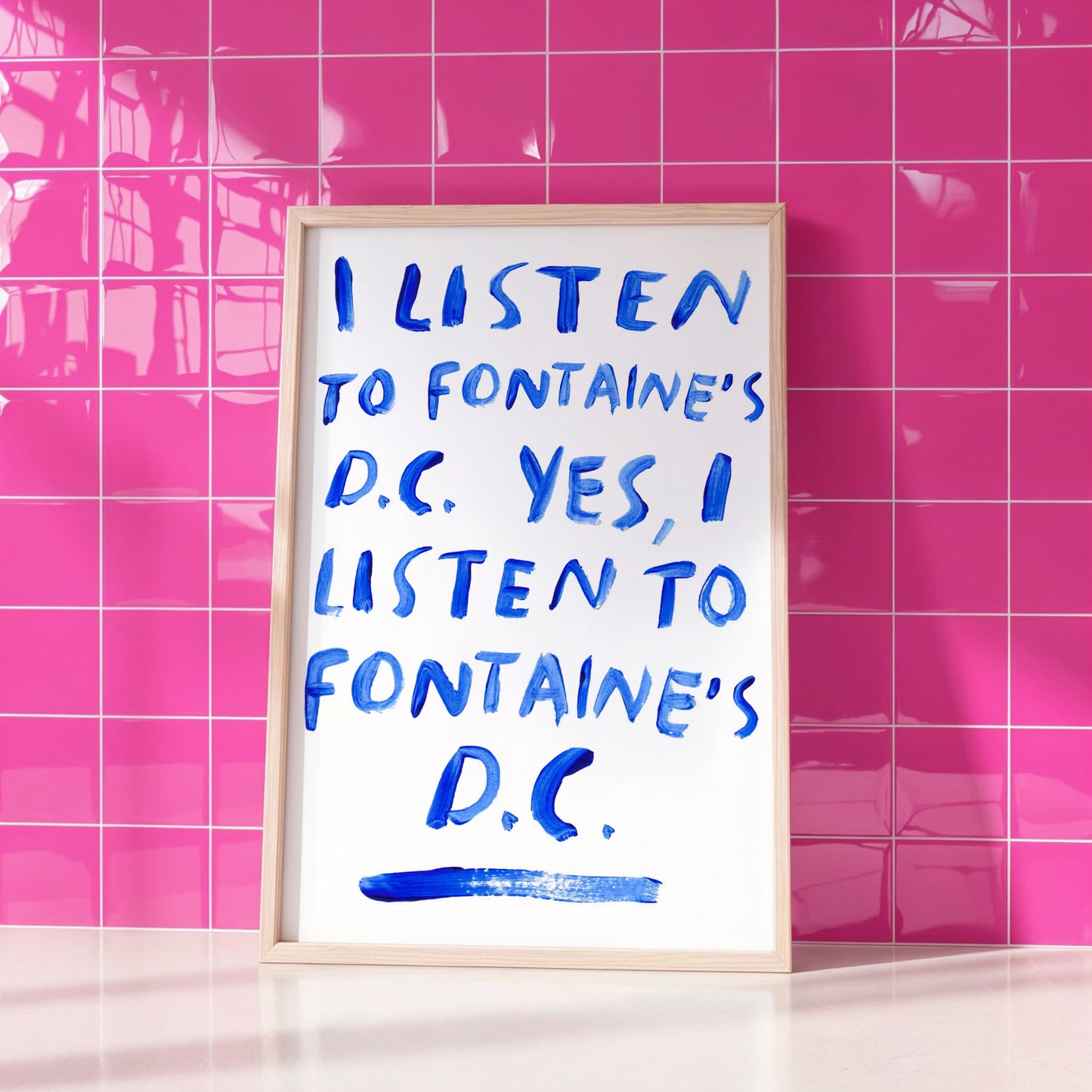 I listen to Fontaine's D.C. Yes, I listen to Fontaine's D.C.