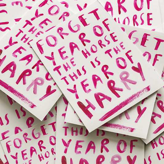 Year of the horse, year of Harry