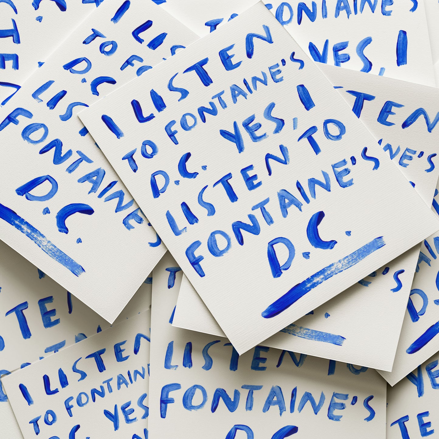 I listen to Fontaine's D.C. Yes, I listen to Fontaine's D.C.