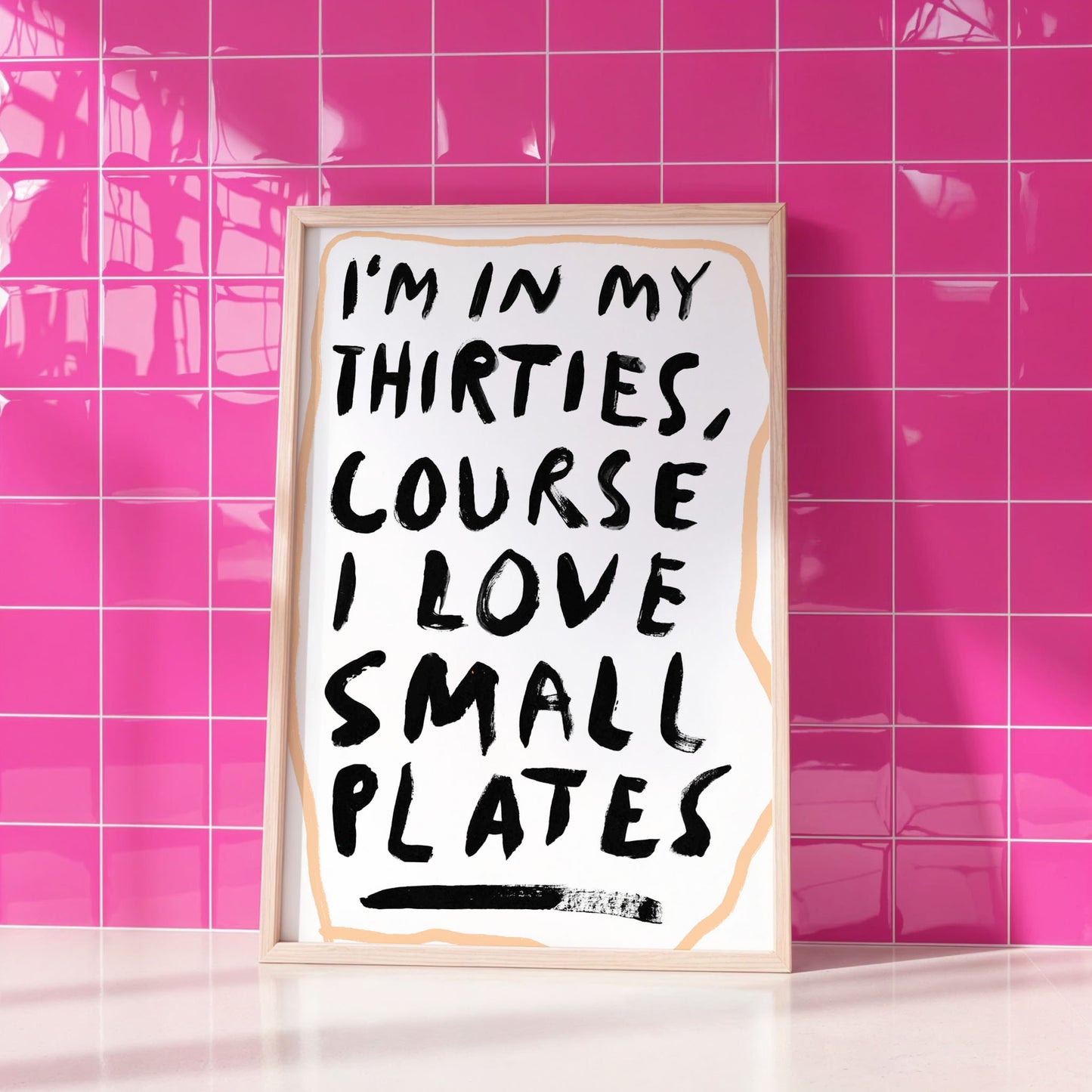 I'm in my thirties, course I love small plates